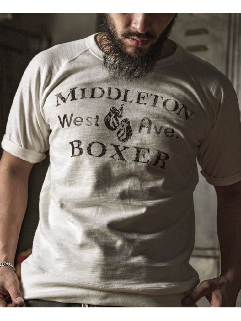 Heavy Duty Boxer Physical Training T-Shirt - Black Bronson Mfg. 36 S — image 3 of 5